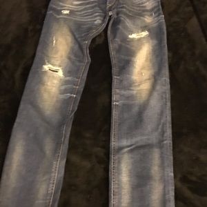Diesel D.N.A. Slim Skinny Fit Jeans Distressed